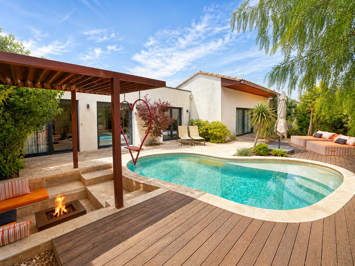 Villa Oasis — piscine chauffée jardin tropical